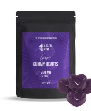 MasterMind – Grape gummy Hearts 3000mg