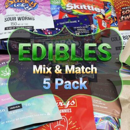Edibles Mix & Match – 5 Pack